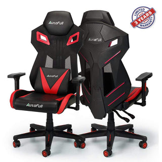 AutoFull Gaming Chair - Video Game Chairs Mesh Ergonomic High Back Racing Style Computer Chair for Adults with Lumbar Support (1 Pack)